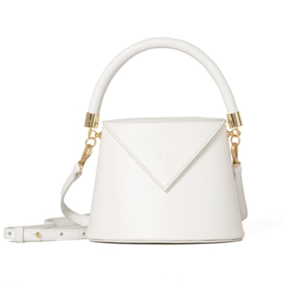 Nina Hauzer The Bianca Bucket White Bag - Picture 1 of 5